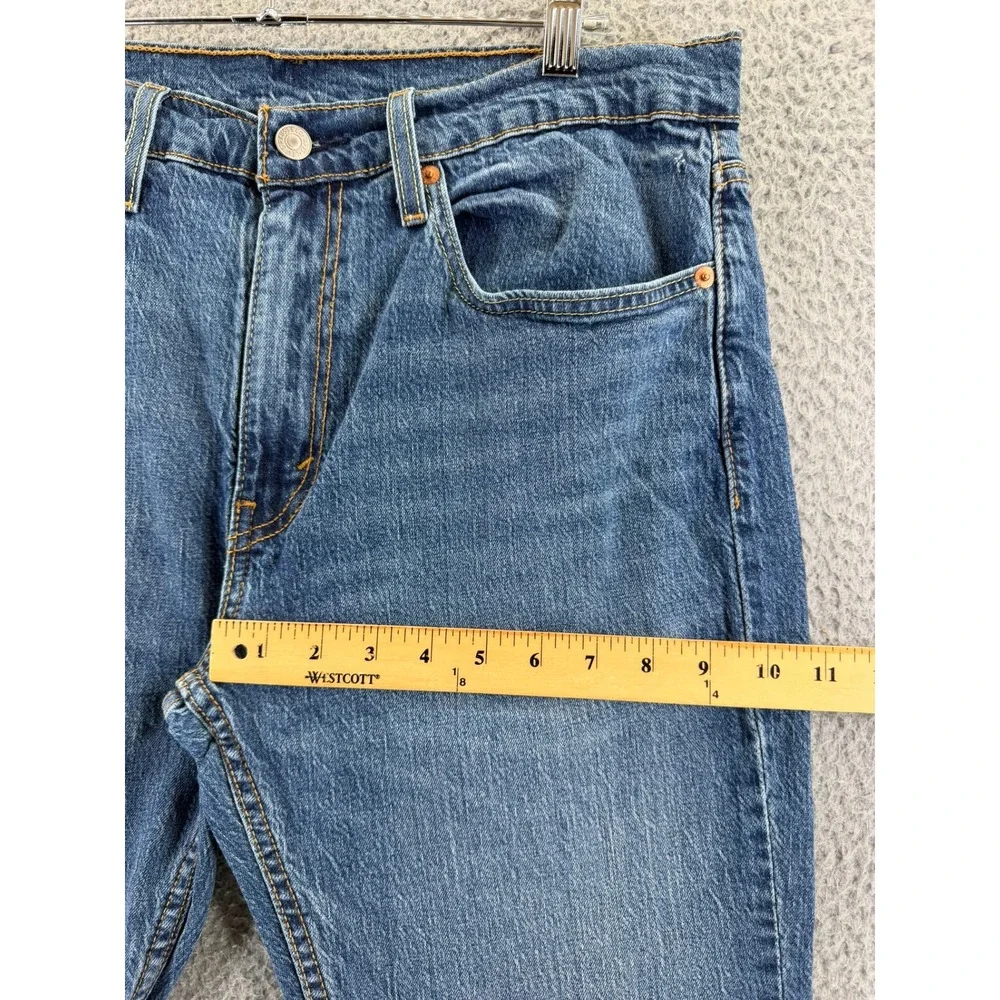 Levis 514 Straight Fit Mens Jeans Blue Denim Medium Wash 33x31 Pants